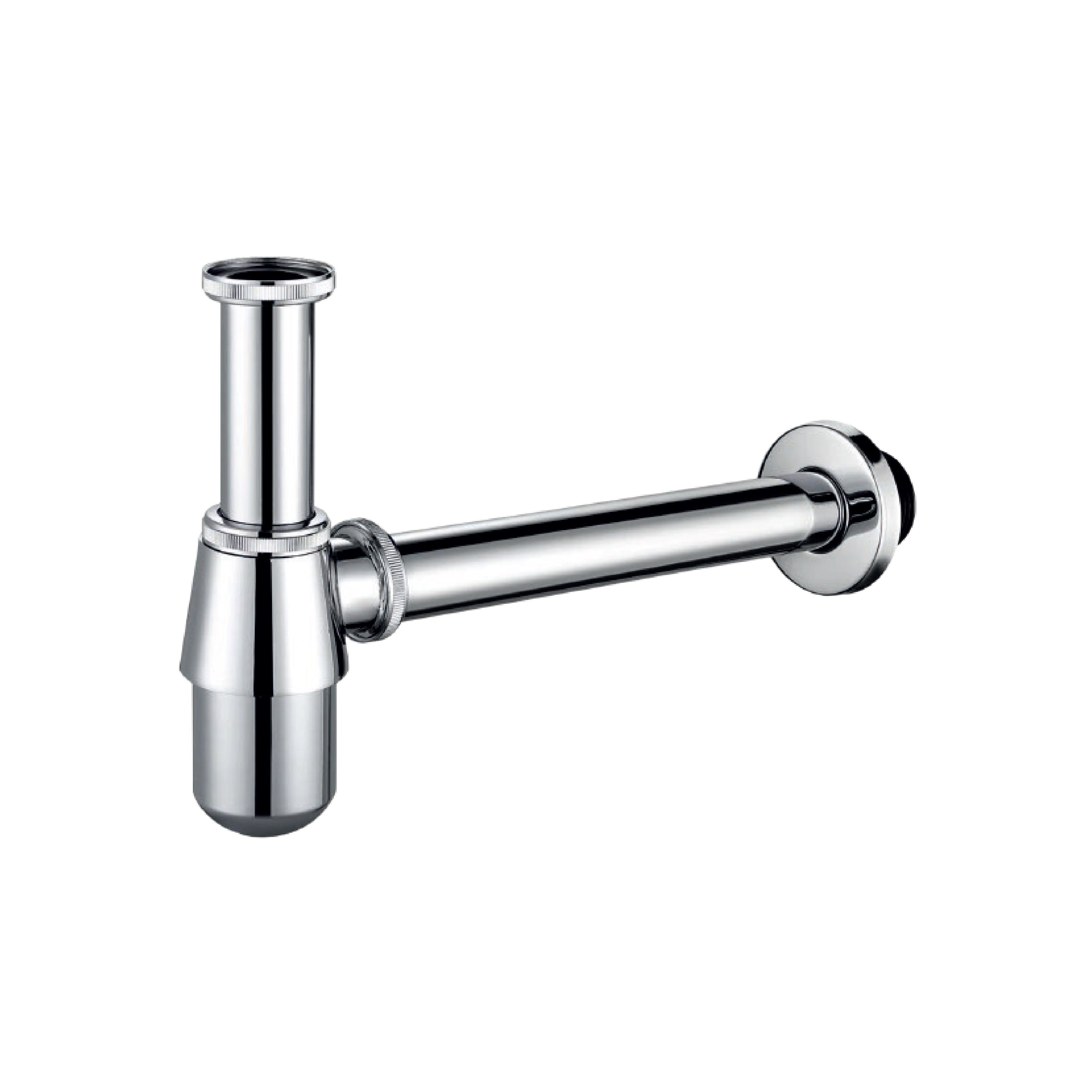 Trampa Botella Bronce Cromado 1 1/4" Fratelli